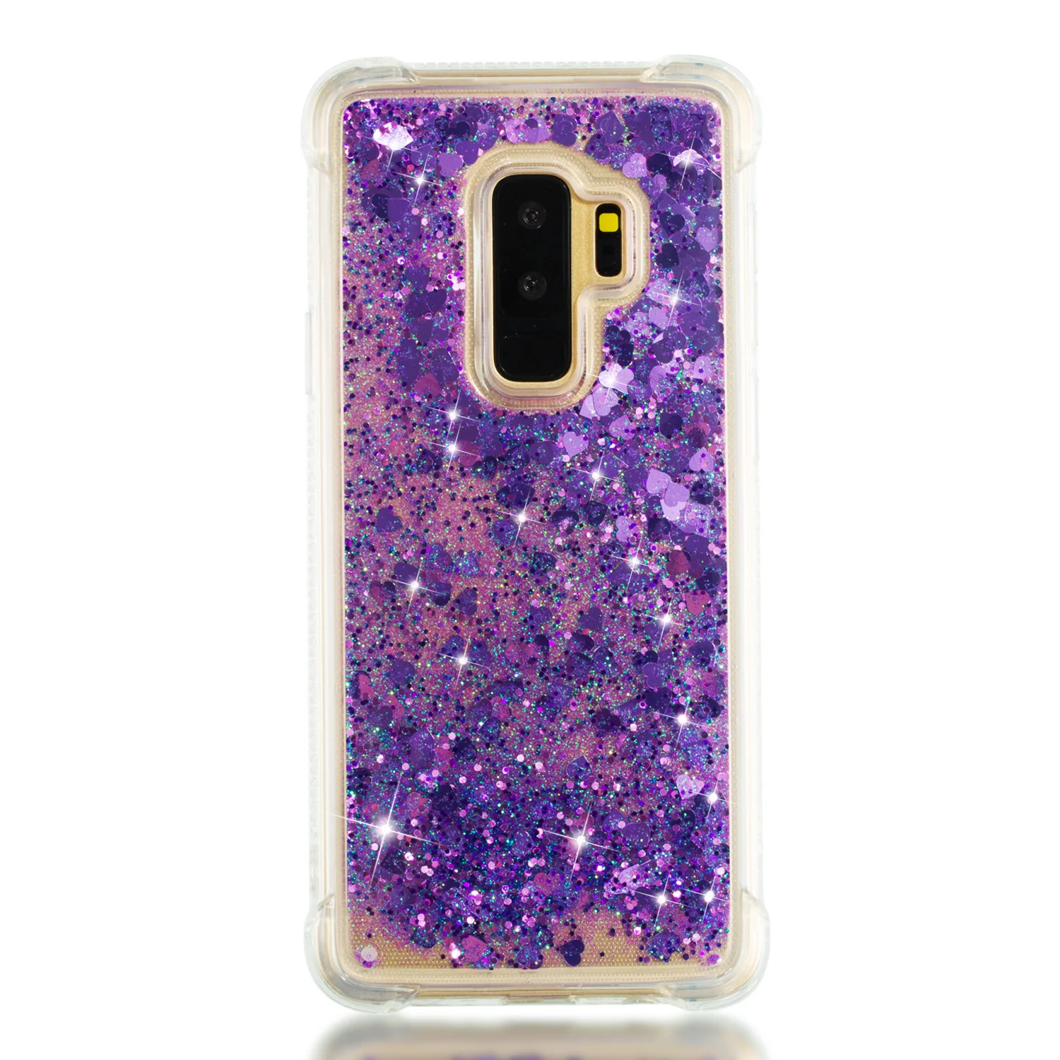 Bling For Samsung galaxy S5 S6 Edge S9 Plus A3 A5 2016 A310 A510 J2 Pro 2018 cover Dynamic Liquid Silicone Soft TPU Phone cases |