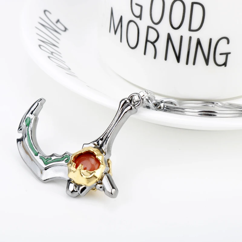 Game Accessories Jewelry DOTA 2 Keychain Keyring Slark Skadi Blade Weapon Model Key Chain DOTA2 Keychains Men Fans Trinket Gift | Украшения