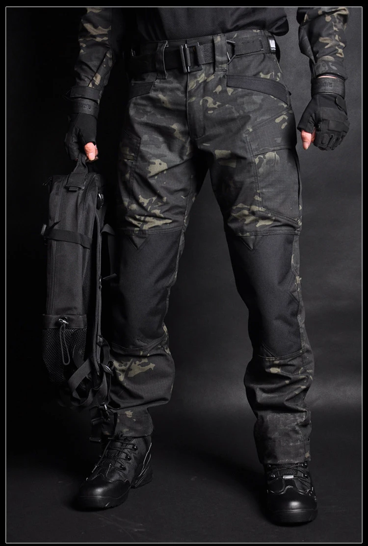 Refire gear, камуфляжные штаны для бега, военные тактические штаны для мужчин, армейские военные водонепроницаемые брюки-карго, мульти одежда с карманами, непромокаемые брюки