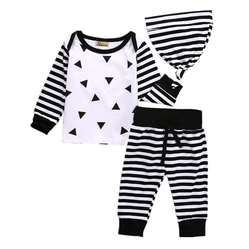 3 предмета Топ с длинным рукавом и шапка | Мать ребенок