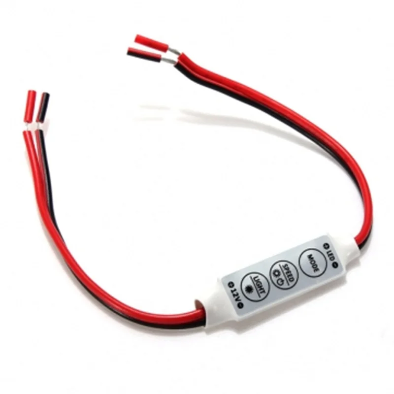 Новое поступление DC12V Mini 3 клавиши одноцветный светодиодный контроллер регулятор