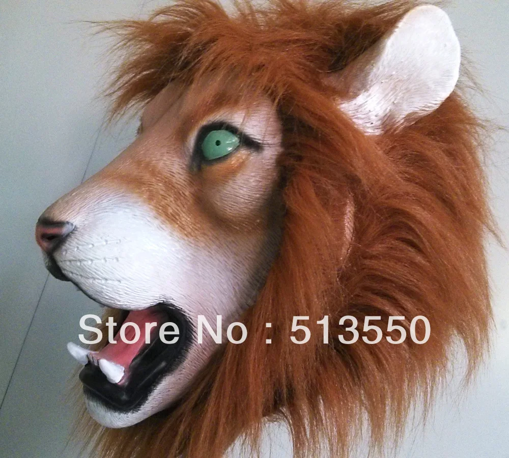 Маска для взрослых King of the Jungle Lion костюмы на Хэллоуин | Дом и сад