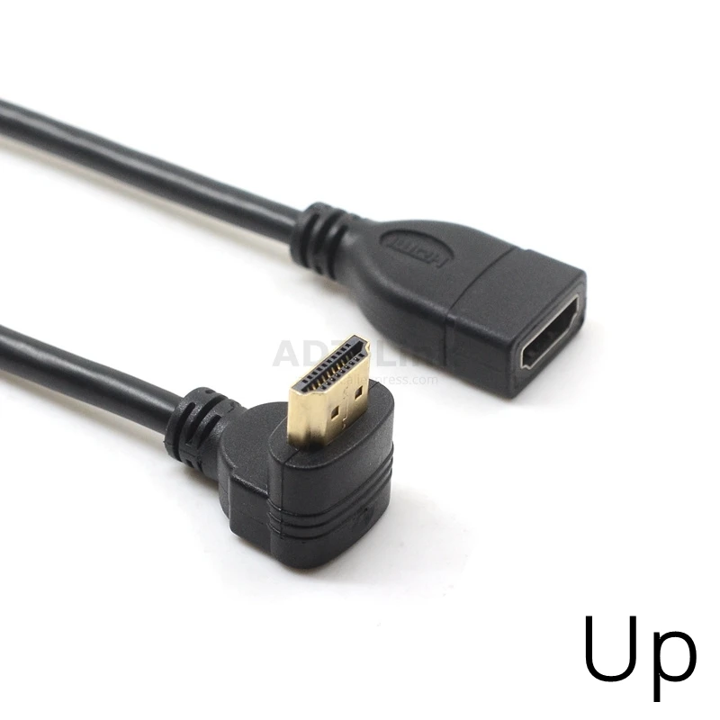 0 1 м 10 см вверх и вниз вправо влево Угол HDMI 4 A Тип папа к гнезду В удлинитель Кабель