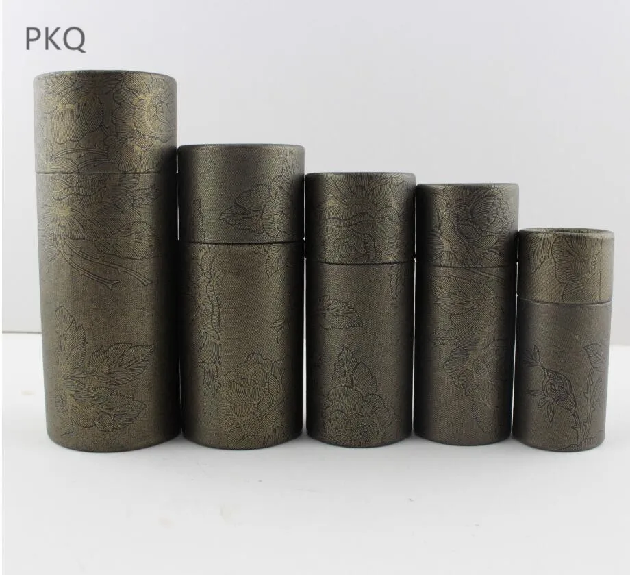 50 мл Коробка для крафт бумаги бумажная упаковка Подарочная коробка из круглая