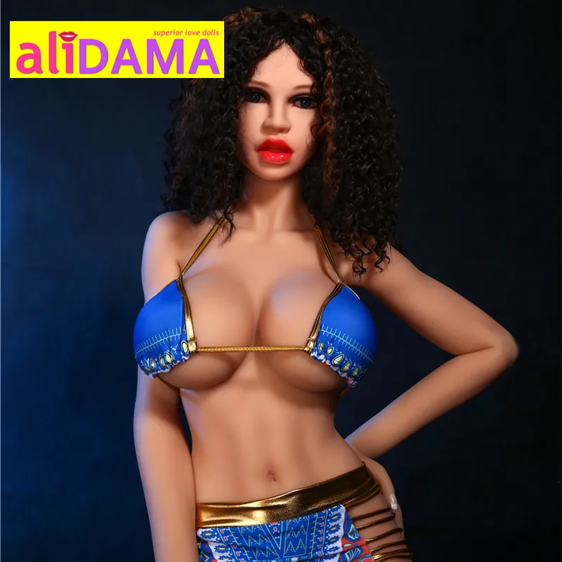 Алидама 168 см (5.51ft) Мексиканская мышечная TPE кукла любовь большая грудь реальная