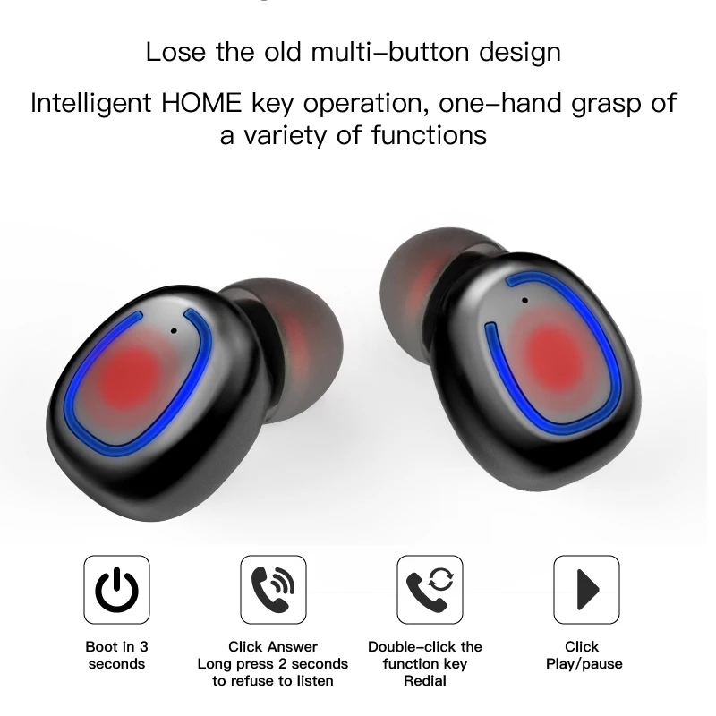 Tws, Bluetooth наушники, беспроводные наушники, наушники, Bluetooth, наушники, Fones de Ouvido, Handsfree, спортивные наушники с шумоподавлением