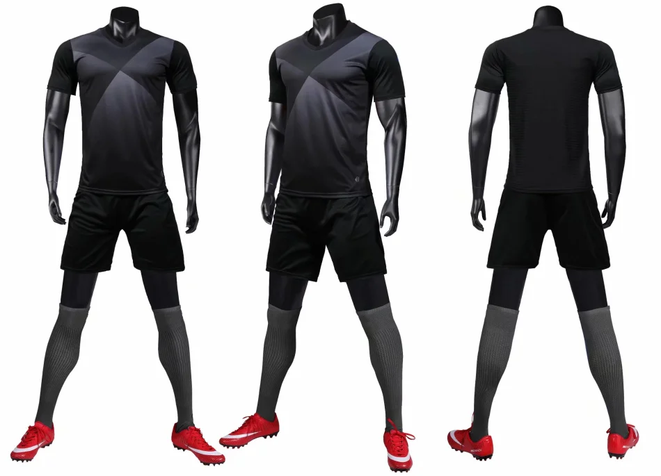 mens soccer uniforms new Adult personality Soccer Jersey Set Breathable training soccer jersey suit custom De Foot jersey