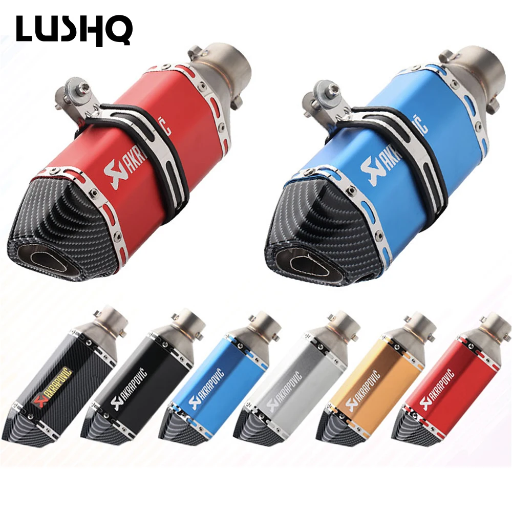 Akrapovic выхлопной мотоцикл дБ убийца для honda varadero 125 z800 kawasaki ktm exc suzuki ltr 450 yamaha virago 250