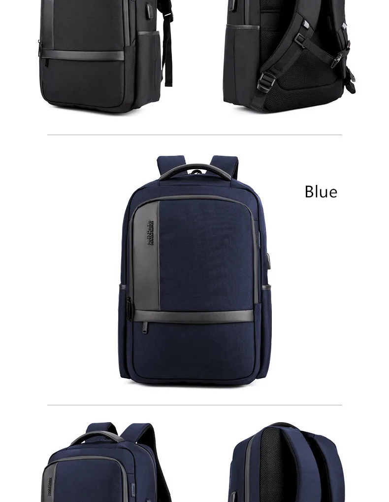 Бренд ARCTIC HUNTER, внешний рюкзак с USB зарядкой, мужской рюкзак Mochila Escolar, 15,6 дюймов, рюкзак для ноутбука, мужской городской рюкзак для подростков