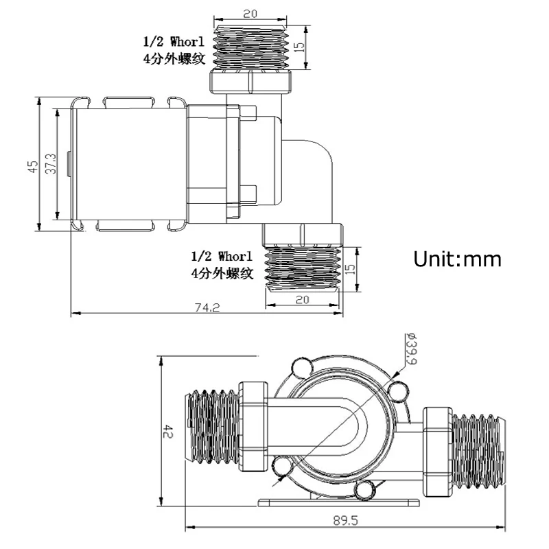 Фото Bringsmart SR-660D DC бесщеточный водяной насос 12V 700-1200L/H 5 M 1/2 ''насос для горячей воды Bringsmart SR-660D DC бесщеточный водяной насос 12V 700-1200L/H 5 M 1/2 ''насос для горячей воды