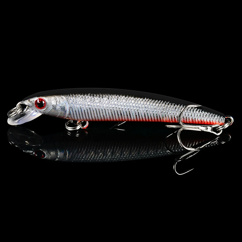 L Minnow COMDABA, 1 шт., приманка для плавающей рыбы, 7,5 см, 5,6 г, искусственная жесткая приманка, воблер, японская мини-приманка для рыбалки - Цвет: L