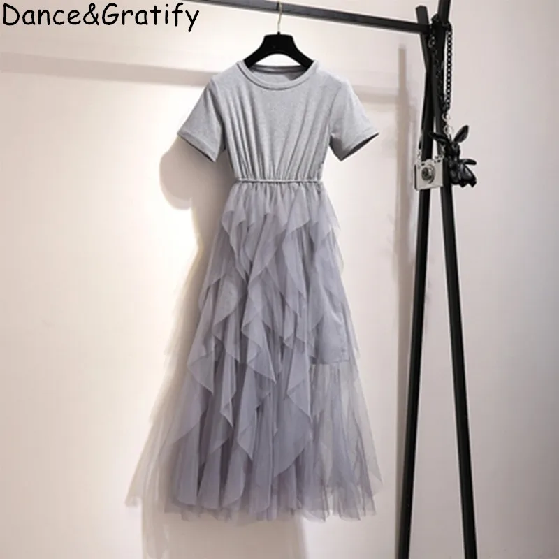 Новинка 2019 Летние Плиссированные Платья с оборками в стиле пэчворк женские