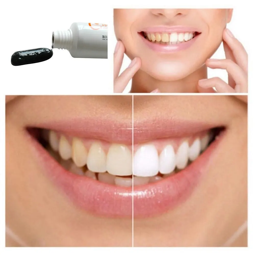 100% отбеливающая зубная паста бренд бамбуковый уголь черная чистка зубов Гигиена