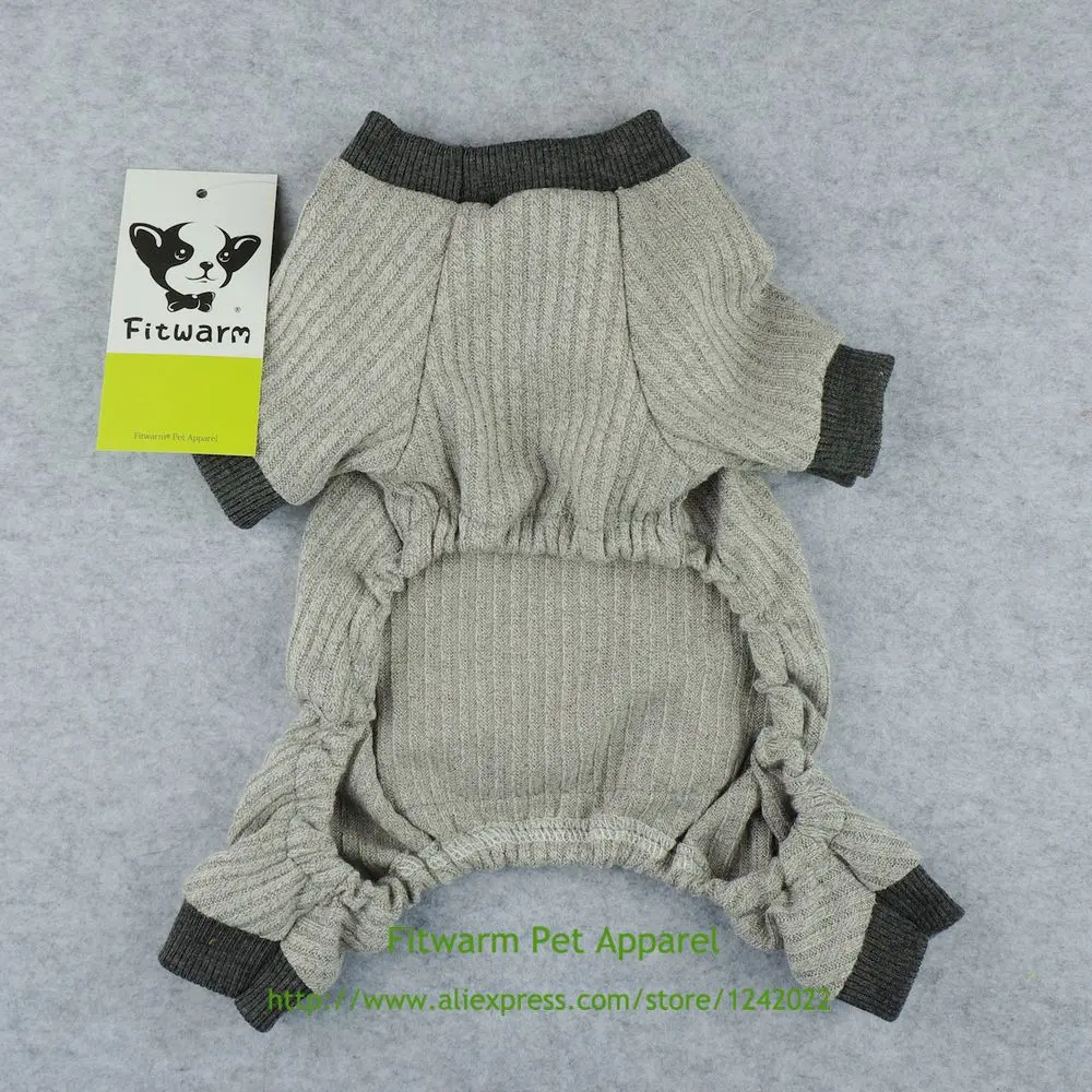 Легкая трикотажная удобная одежда для домашних животных Fitwarm пижама собак