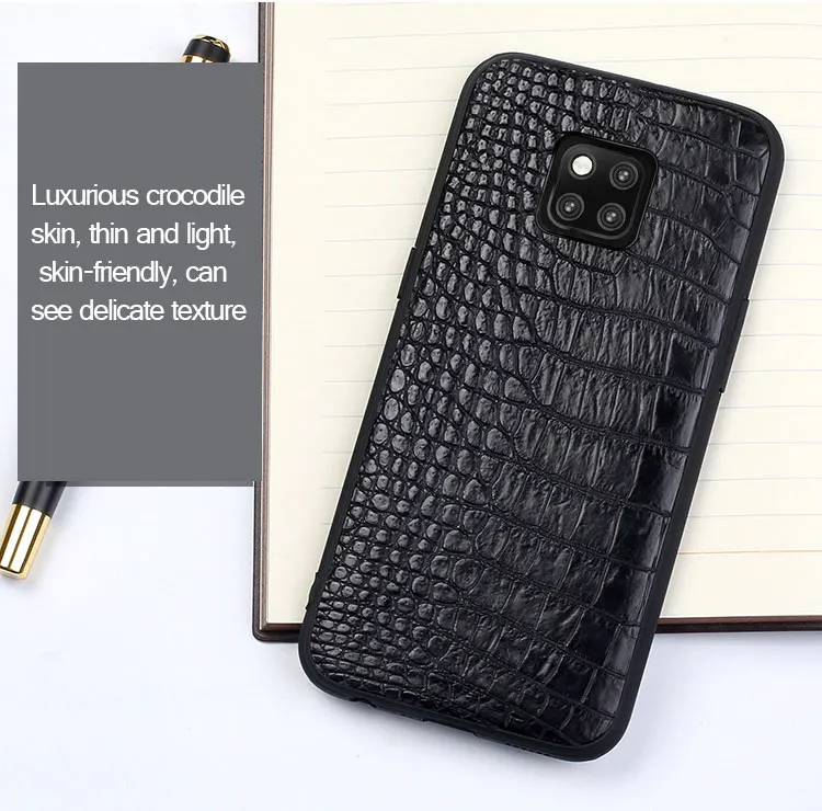 Чехол для телефона из натуральной крокодиловой кожи для huawei mate 20 Pro mate 30 P20 P30 Pro Lite чехол для Honor V20 9X 20i 20 Pro 8x роскошный