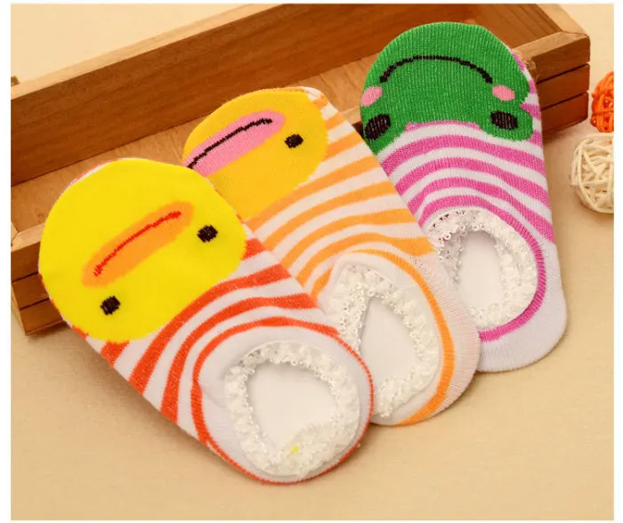 1 Pair Baby Socks Boys Girls Cartoon Animal Anti Slip Floor Unisex Short for Infant Toddler | Детская одежда и обувь