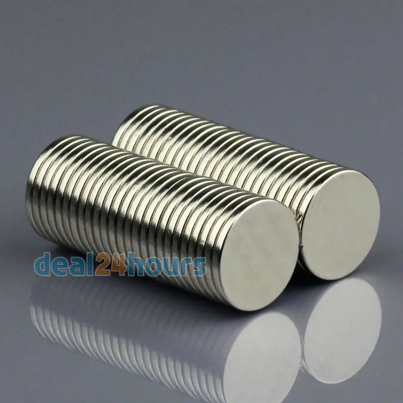OMO Magnetics 50 шт. N50 Супер Сильные круглые дисковые цилиндрические Магниты