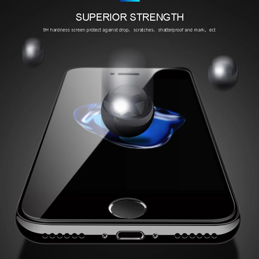 5D стекло для iPhone X 8 7 6 Plus закаленное стекло для iPhone 6S 11 Pro XS Max XR защитная пленка 3D изогнутое полное покрытие стекло