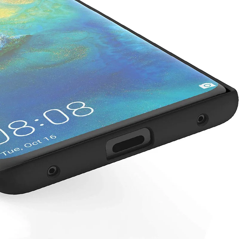 Матовый чехол для huawei mate 20pro, Ультратонкий силиконовый чехол mofi, Оригинальная Черная задняя крышка, защитный чехол для huawei mate 20 Pro