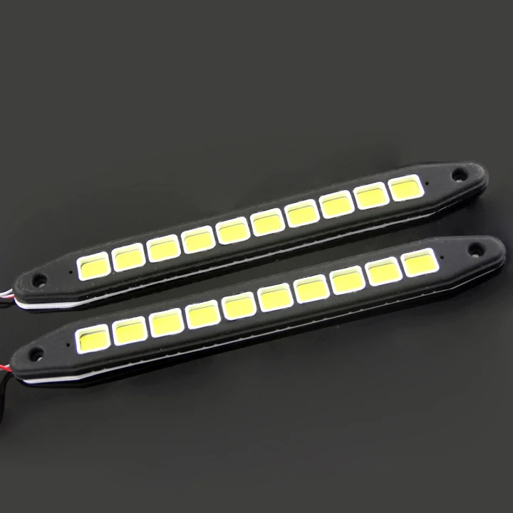 Новый 2 шт./лот гибкий ультра яркий дневного света 100% водонепроницаемый COB дневные