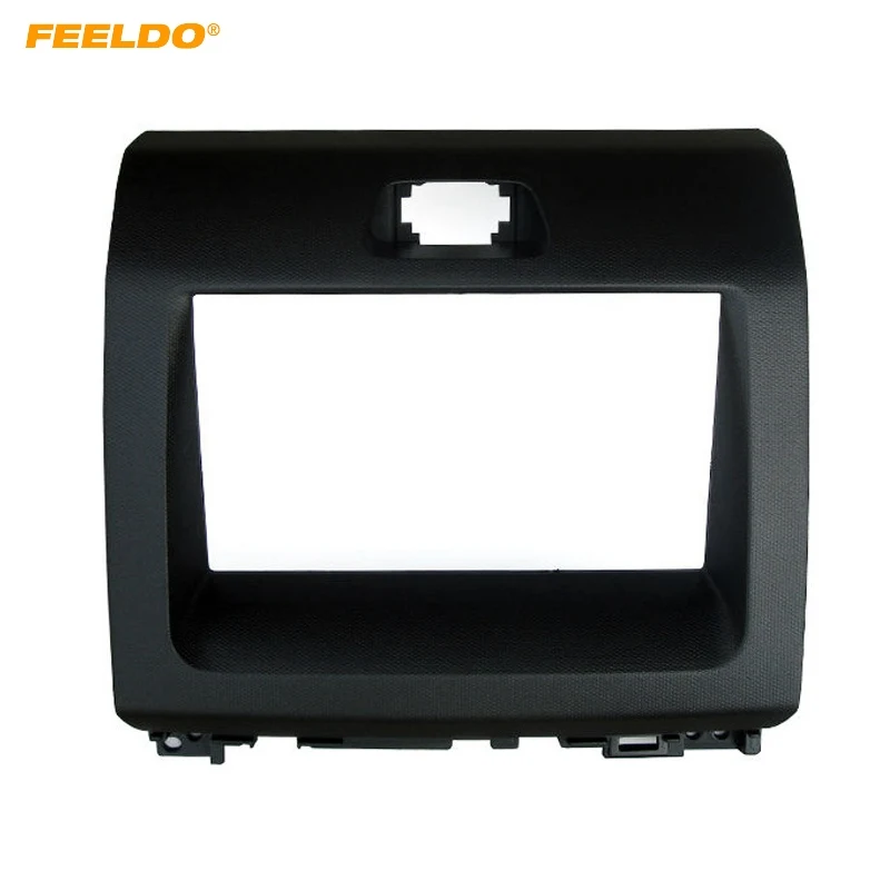 

FEELDO Car Double Din DVD Radio Fascia Frame for KIA Ray 2011 2012 Dashboard Panel Mount Adapter Trim Kit