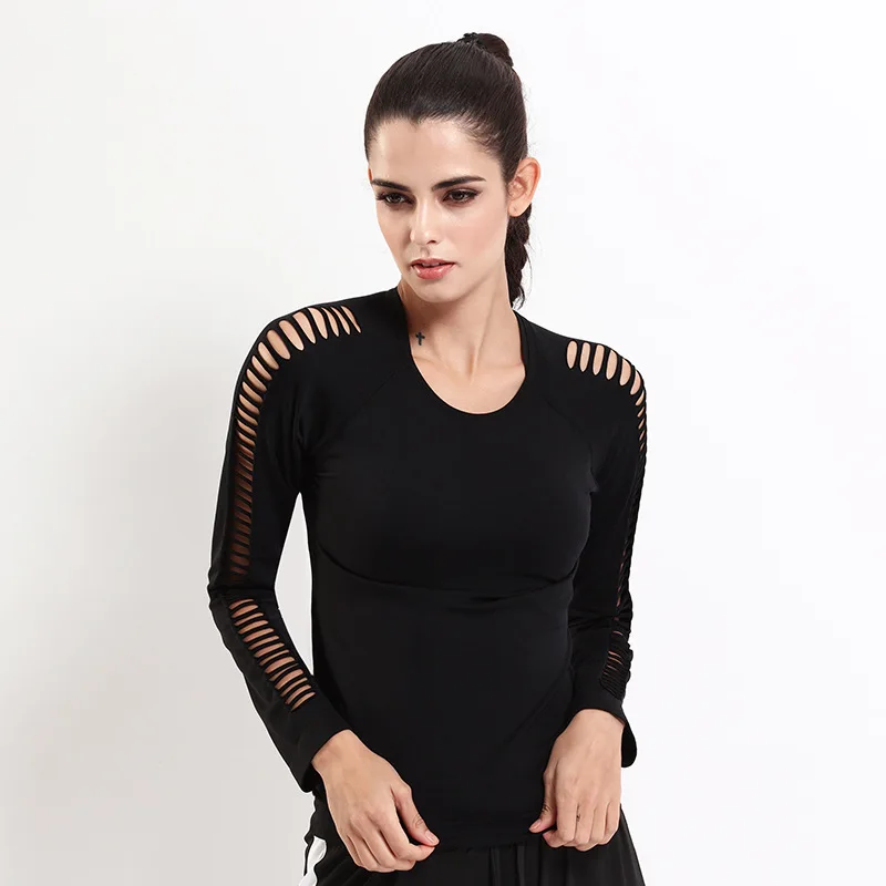 

Women Yoga T-shirt Yoga Top Women Sportswear Hollow Sport Yoga Shirts Woman Running Fitness Tops Clothing Deportiva Mujer Gym