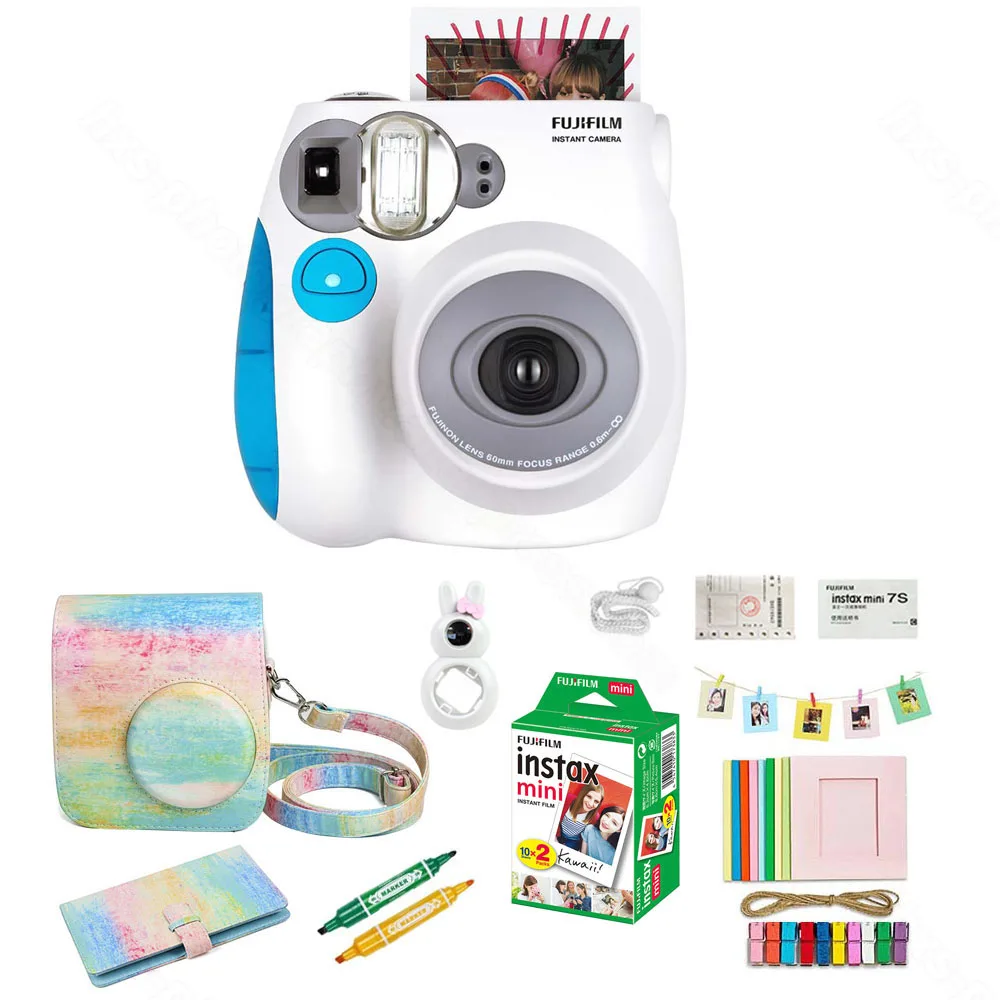 Fujifilm Instax Mini 7s набор мгновенных пленочных камер и аксессуаров включая мини-пленку