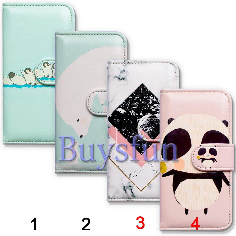 Bcov Cute Penguin Rabit Медведь Панда Bird Wallet Кожаный Чехол Case Для Samsung Galaxy S7/S7 Edge |
