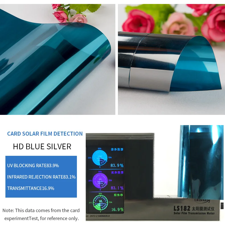40/50/60*300CM Reflective UV Window Film Sticker Self Adhesive Mirror Film Glass Heat Transfer Vinyl Glass Stickers