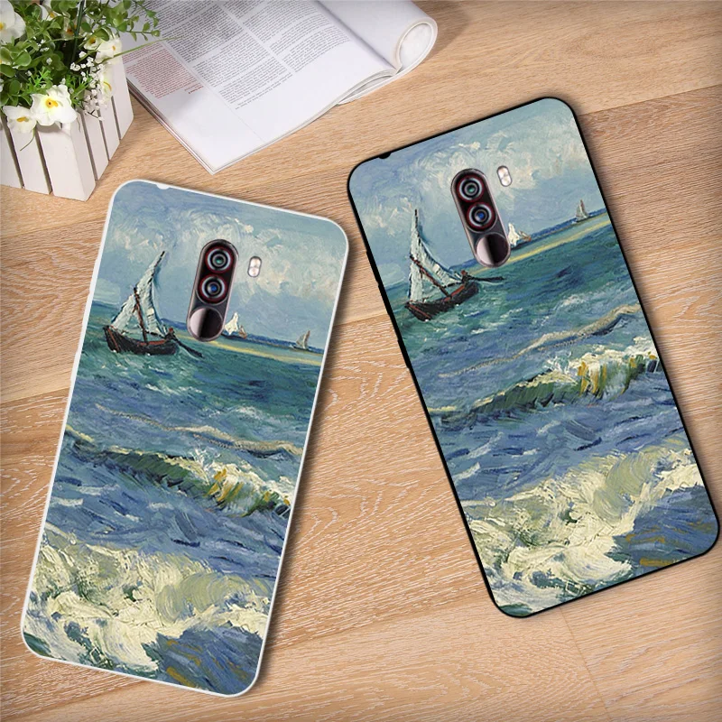 6.18 inch for Xiaomi Pocophone F1 Luxury Black Matte Cover Clear Silicone Soft TPU OKAY Phone Cases |