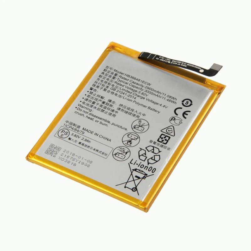 Литий-ионный аккумулятор HB366481ECW для huawei P9 Ascend P9 Lite G9 honor 8 honor 5C G9 EVA-L09 honor 8 lite 2900m