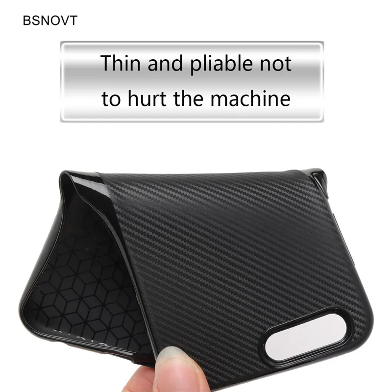 BSNOVT Asus ZenFone 4 ZE554KL Cover Shockproof Soft Carbon fiber Slim TPU Phone Case For Fundas 5.5&quot |