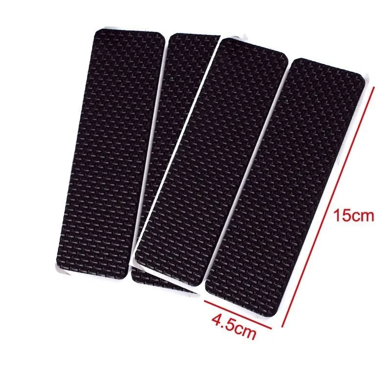 rectangular 4pc Мягкое уплотненное покрытие для стула, самоклеющиеся EVA напольные протекторы, Противоскользящие коврики, противоскользящие накладки для ног мебели - Цвет: rectangular 4pc