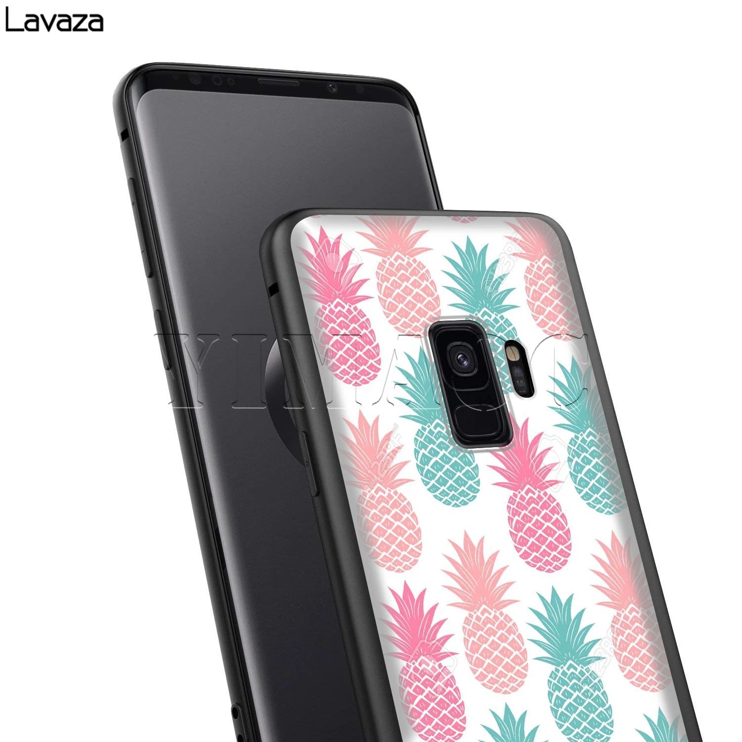 Lavaza розовый ананас чехол для Samsung Галактики S6 S7 край J6 S8 S9 S10 плюс A3 A5 A6 A7 A8 A9 Note 8 9 |