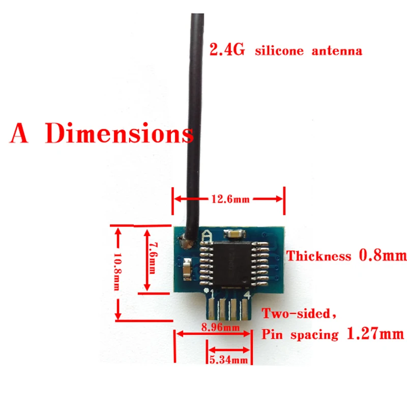 Модуль припоя для печатных плат 2 4G 3 В беспроводной приемопередатчик замена NRF24L01
