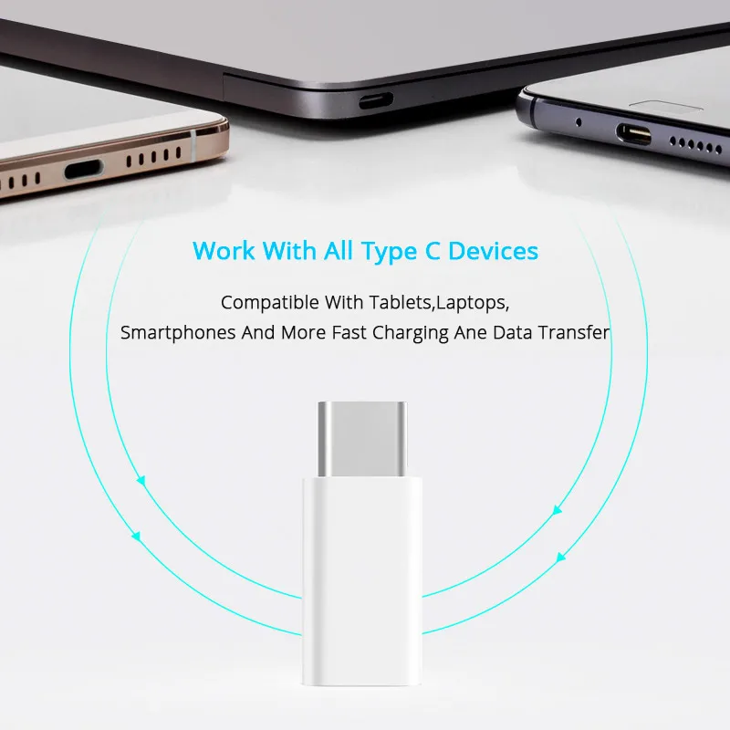 Адаптер USB C 3 0 Micro Женский к Type Мужской адаптер OTG зарядное устройство конвертер