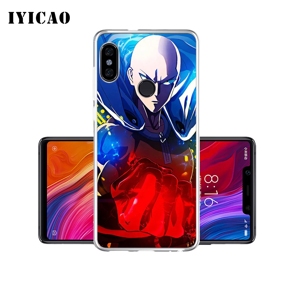 Мягкий силиконовый чехол для телефона IYICAO One Punch Man Saitama Xiaomi Mi 9 8 SE 6 A1 A2 Lite F1 MIX2S MIX3 TPU