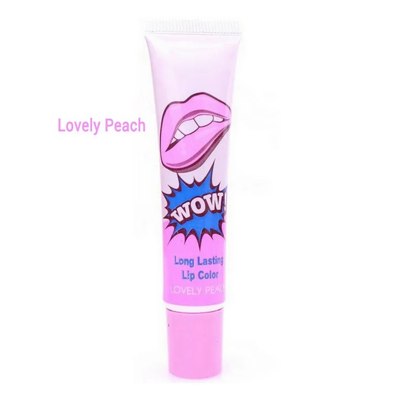 Lovely Peach AddFavor стойкий блеск для губ отшелушивающая губная помада Водонепроницаемая ТИНТ макияж блеск для губ Косметика тату Красота Косметика волшебная маска - Цвет: Lovely Peach