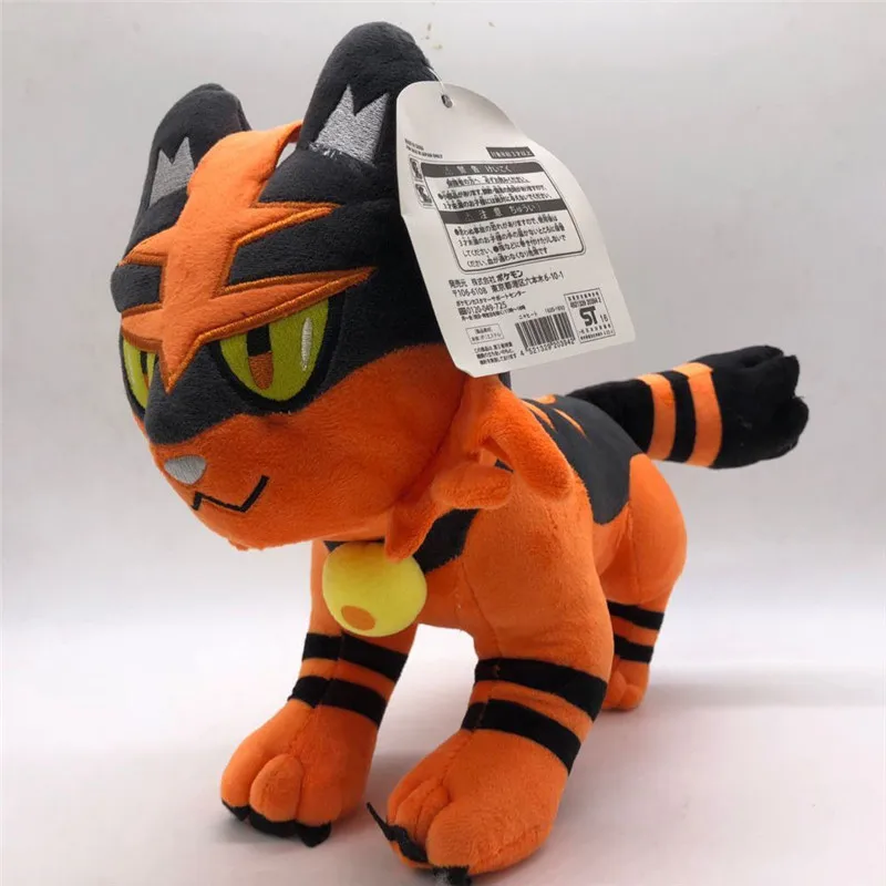 5 шт./лот серия Пикачу Litten Evolve Torracat плюшевые игрушки куклы мягкие животные