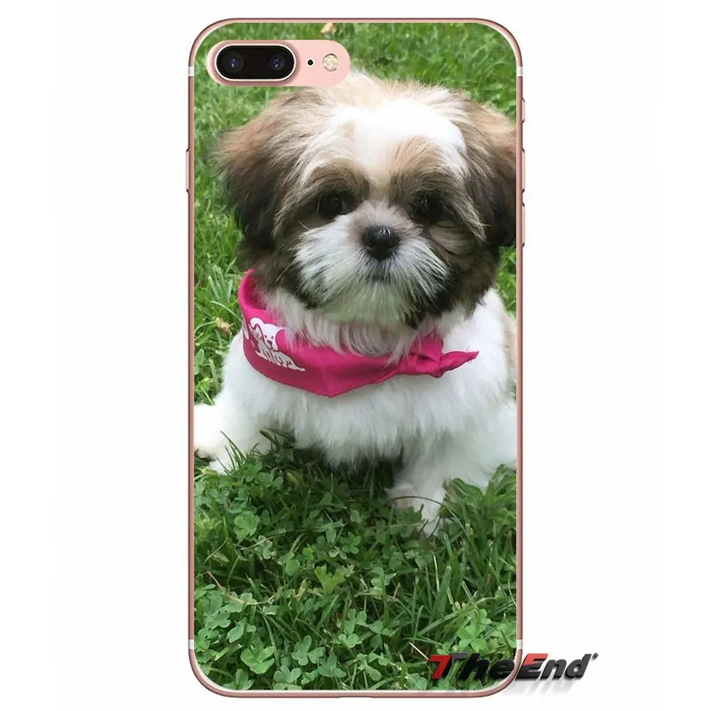 Тцу Shitzu собака с принтом на тему собак мягкий чехол для iPhone X 4 4S 5 5S 5C SE 6 6S 7 8 плюс samsung Galaxy J1 J3 J5 J7 A3 A5 - Цвет: images 8