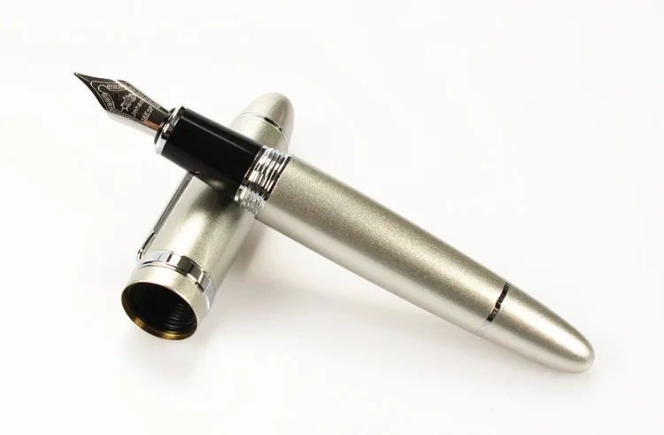 JINHAO 159 18KGP 0,7 мм Средний Широкий перьевая ручка бесплатно с черная ручка чехол 8 видов цветов для выбора металла чернилами - Цвет: T