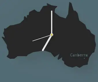 Канберра Австралия время супер тихий механизм сканирования металла Hotal семья