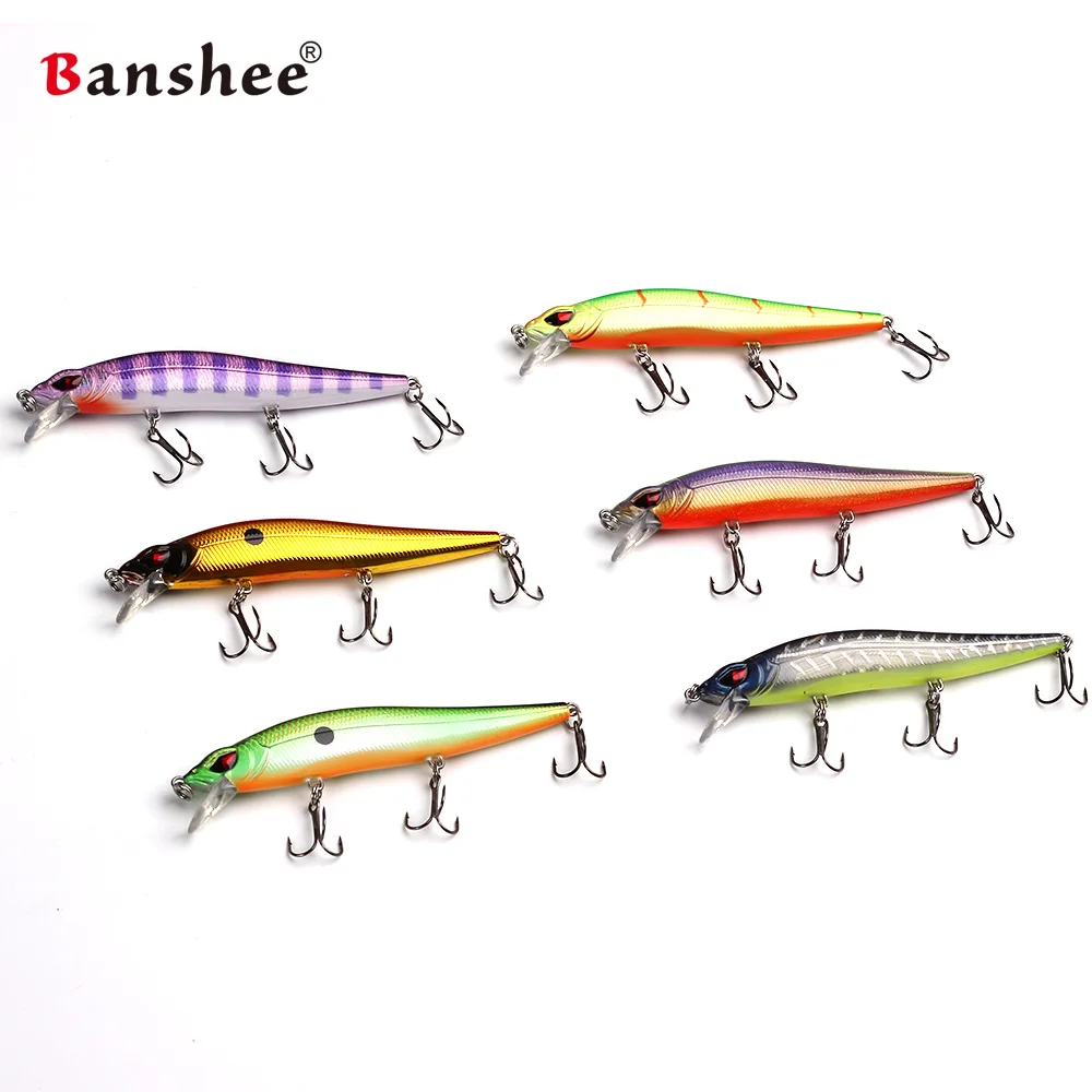 Banshee 6 шт./лот 100 мм 10 г тонкая плавающая рыболовная приманка VM02 с мелким