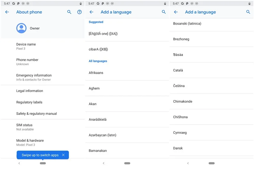 Абсолютно Google Pixel 3 Мобильный телефон Snapdragon 845 4 Гб 64 Гб 5," Восьмиядерный Android 9 NFC Google смартфон