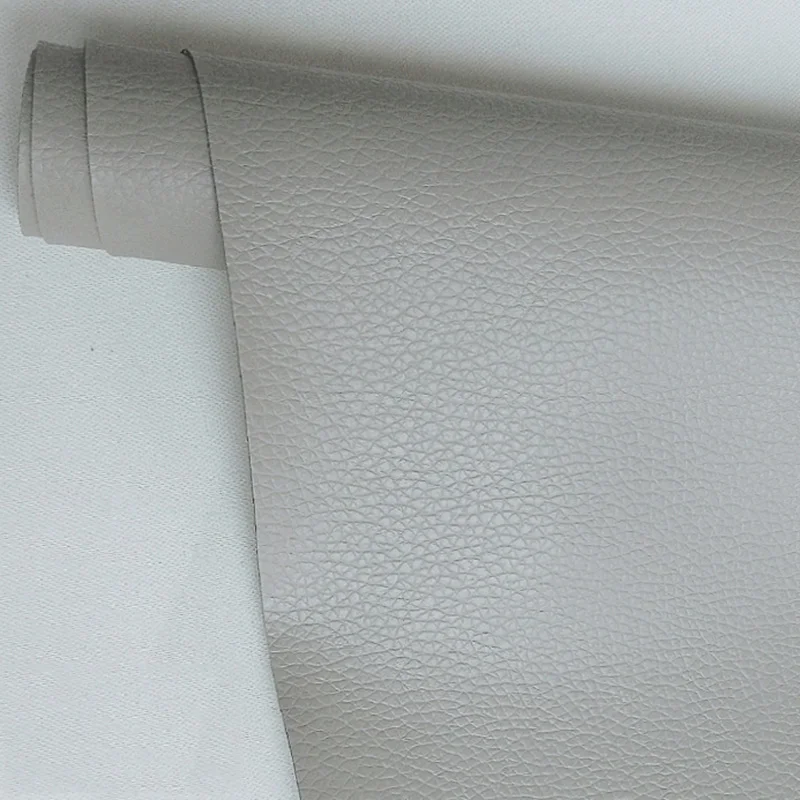 grey Meetee 50x137 см толщиной 0,5 мм самоклеящаяся искусственная Синтетическая кожа факсимильная ткань для дивана патч ремонт восстановленная сумка мягкая ткань - Цвет: grey