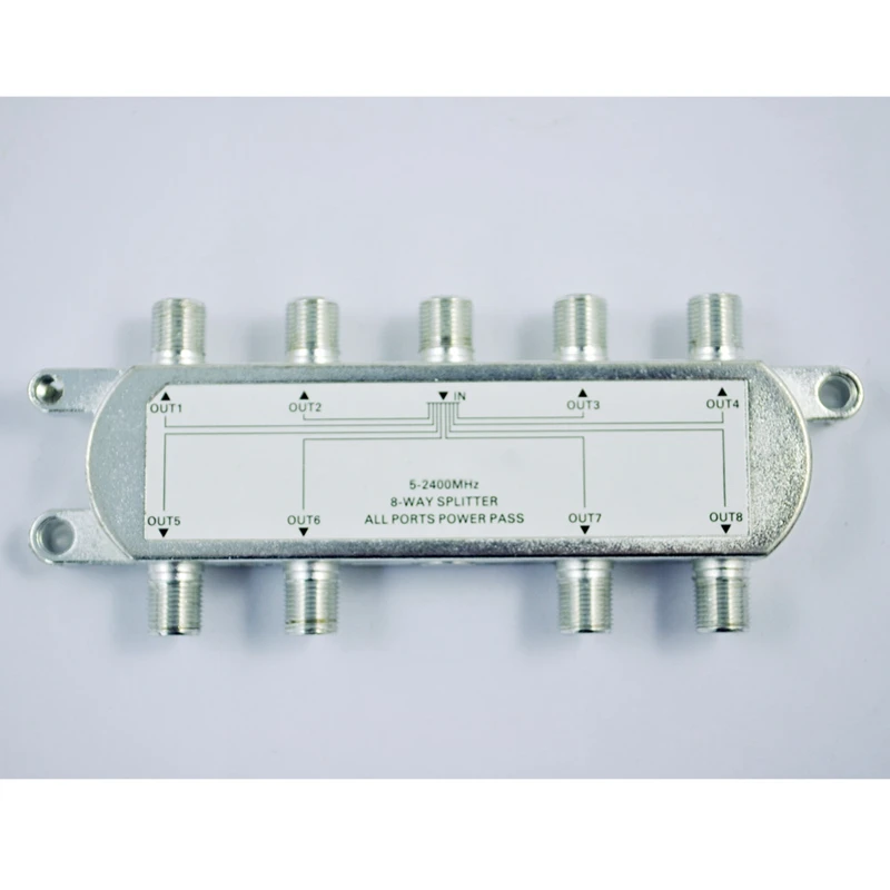 SODIAL(R)/8 способ ТВ RF коаксиальный кабель сплиттер для Canon EOS сигнала | Электроника