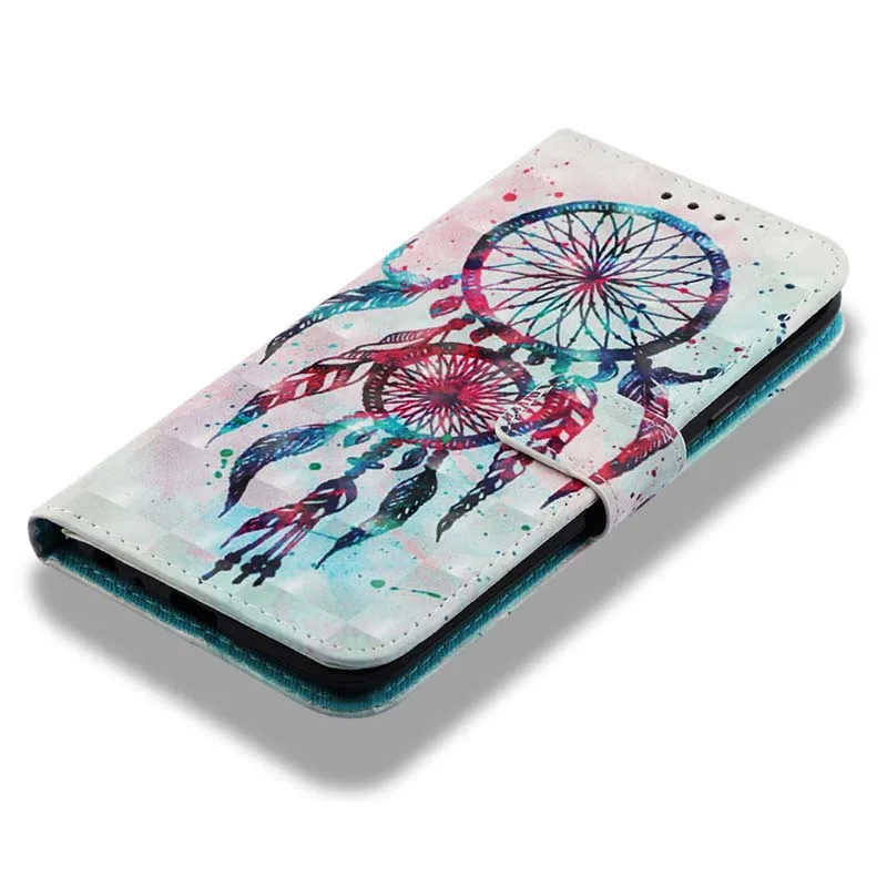ZZCAJA Bag For LG X Power 3 Case New Luxury 3D View Cute OWL Butterfly Skull PU Leather Wallet Flip Cover Fundas | Мобильные