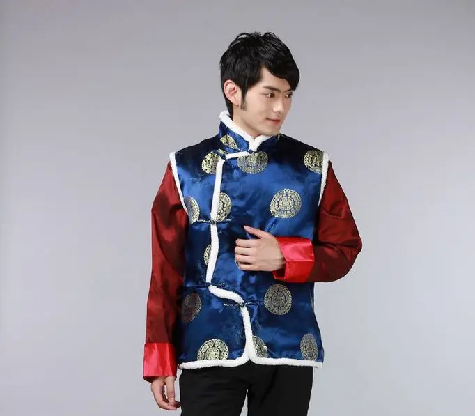 Shanghai Story Ethnic Clothing chinese traditional clothes vests for men jackets 4 color | Тематическая одежда и униформа