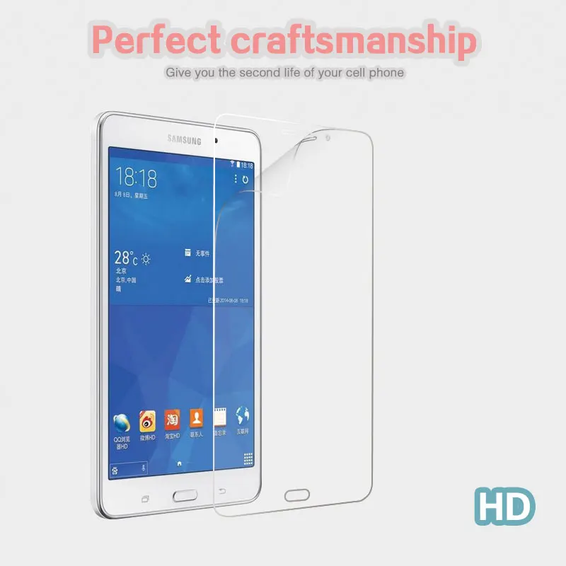 Прозрачная глянцевая Защитная пленка для экрана Samsung Galaxy Tab 4 7 0 LTE T235 &quotпланшет с
