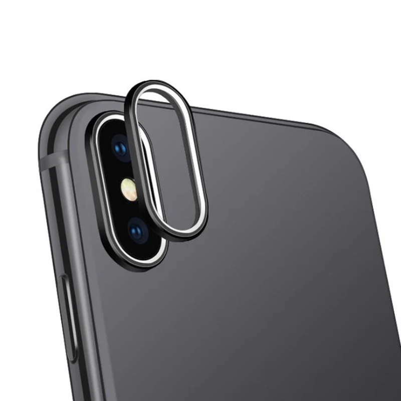 Camera Lens Protector Case Ring for iPhone X 10 Plating Aluminum Cover Protection Accessories | Мобильные телефоны и